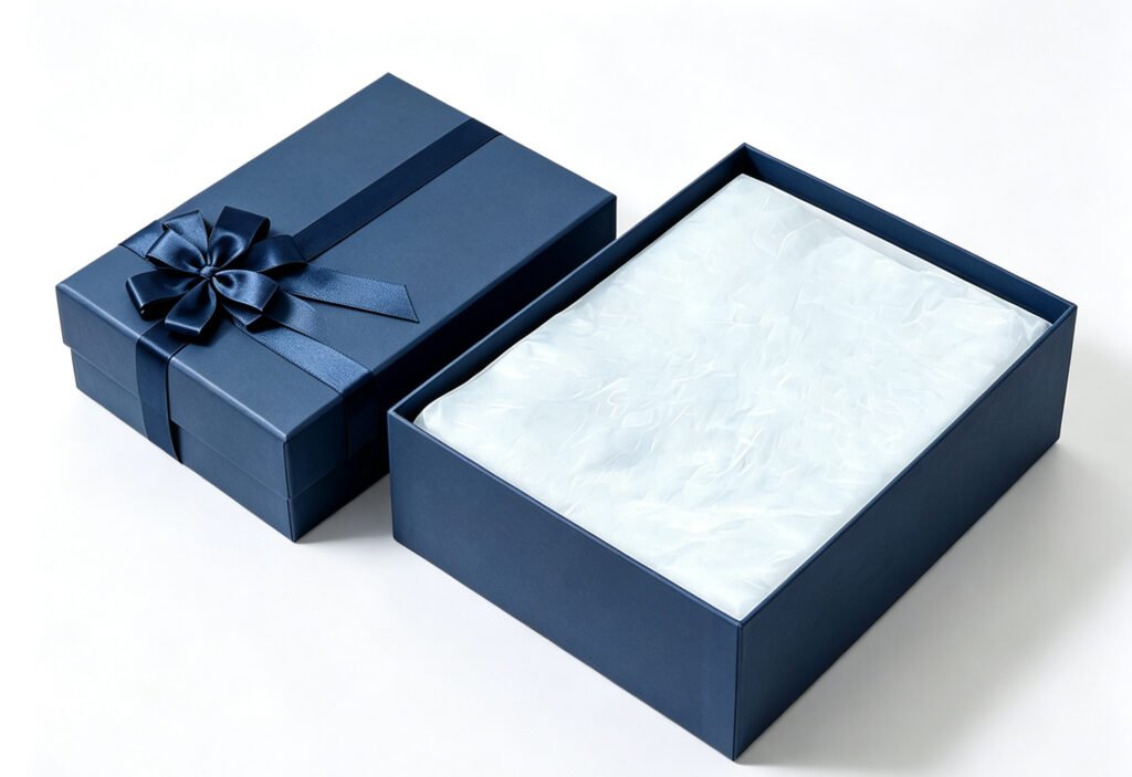 Many high-end brands select custom luxury rigid gift boxes to stand out from competitors on retail shelves. The heavy grey board structure keeps products safe during international transit. You can also request custom rigid box samples to check quality before mass production of your custom luxury rigid gift boxes. Our factory supports various surface finishes, including matte lamination, foil stamping and embossing to match your brand identity. Contact Mingshan Packaging to discuss your luxury packaging project.